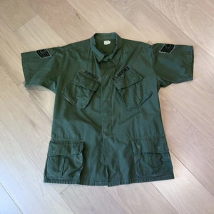 Vintage Coat Man’s Cotton W/R Ripstop Poplin OG-107 1969 Size Large Regular - Picture 1 of 6