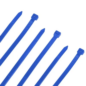 NavePoint 22 Inch Nylon Blue Cable Ties 120 Lbs 100 Pack - Picture 1 of 3