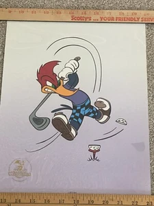UNIVERSAL STUDIOS WOODY WOODPECKER "MEAN SLICE" ANIMATION SERICEL 1998 - Picture 1 of 5