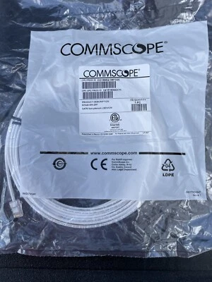 2X 25FT CAT6 CAT6 RJ45 24AWG UTP Patch Cord Network Ethernet LAN Cable White - Image 1 of 4