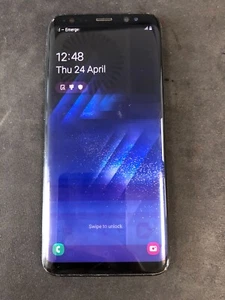 Samsung Galaxy S8 - Dual - 64GB Black (Unlocked) - Has Screen Burn - Afbeelding 1 van 10
