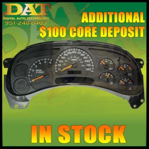03-05 CHEVY GM TRUCK CLUSTER CHOICE of LED UPGRADE 94k MILES EXCHANGE - Picture 1 of 1