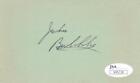 JOHN BUBLES d. 1986 Signed 3X5 Index Card, Vaudeville Entertainer JSA V45718