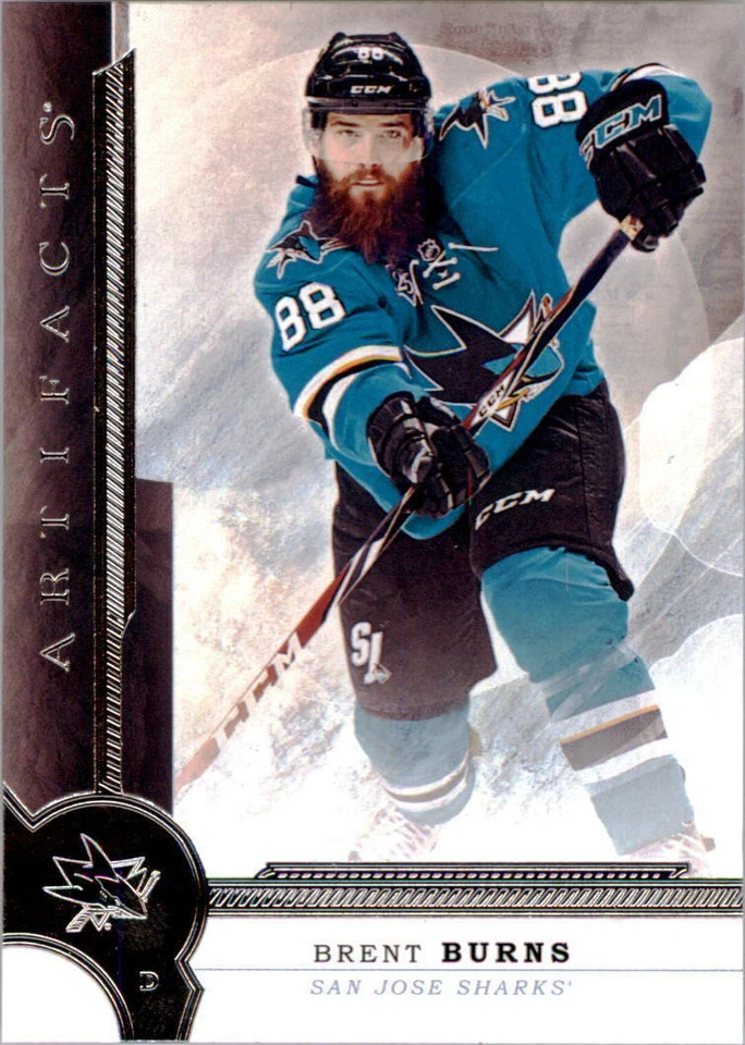 2016-17 Artifacts #61 Brent Burns - NM-MT *WE COMBINE S/H* - Image 1 of 1