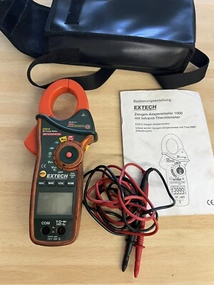 Extech EX810 1000 A Wechselstromzange + IR-Thermometer EX-810 CAT III - Bild 1 von 2