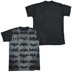 Batman 75 Symbols - Men's Black Back T-Shirt