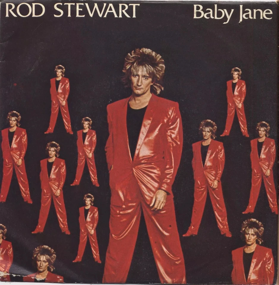 ROD STEWART - Baby Jane - VINYL 7" 45 LP ITALY 1983 NEAR  MINT COVER VG+ - Immagine 1 di 1