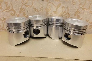 NOS GENUINE MITSUBISHI CANTER 4D30 100.0mm +0.25mm 4 PISTONS # ME012090 - Picture 1 of 6