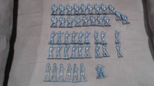 44 LEAD CAST FIGURES Drummer Bugler Soldier - Picture 1 of 6