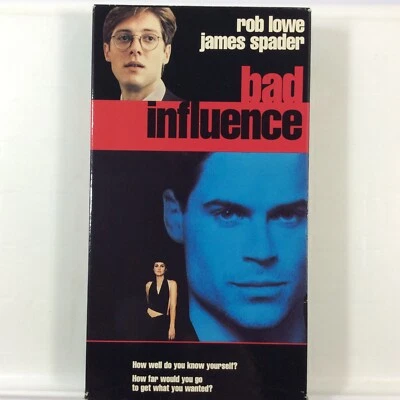 Bad Influence VHS 1990 Rob Lowe James Spader  * - Image 1 of 4