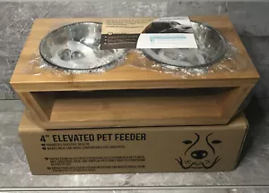 Pawfect Pets Elevated Dog Bowl Stand- 4" Raised Dog Bowl Small Dogs and Cats.... - Picture 1 of 3