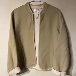 Emma James Jacket (Liz Claiborne) Ladies Size 16 Tan Warm Lining - Picture 1 of 3