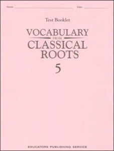 Vocabulary from Classical Roots 5 Test  NEW - Picture 1 of 1