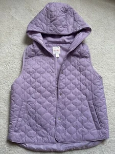 CAT&JACK GIRLS HOODED VEST SZ. L(10/12) No Tag , never wear - Picture 1 of 7