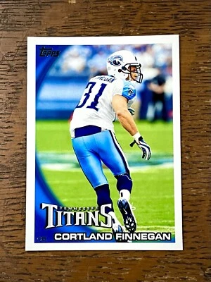 Courtland Finnegan 2010 Topps Football #165 MINT Titans Legends Jersey Samford💙 - Image 1 of 2