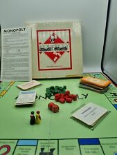 Monopoly DM Version alte Ausgabe Parker Brothers Vintage Holz Häuser | RETRO