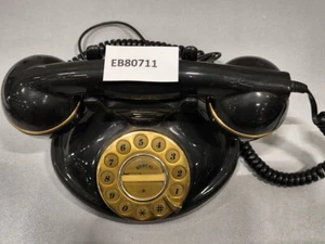 Vintage Black Rotary Phone - Fully Working, Classic Design - Zdjęcie 1 z 4