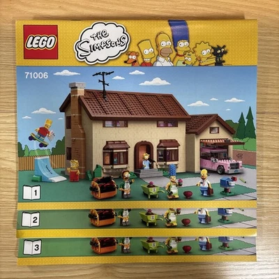 LEGO Simpsons House 71006 Juego 100% Completo Minifiguras Manuales Sin Caja Foto 1 de 4