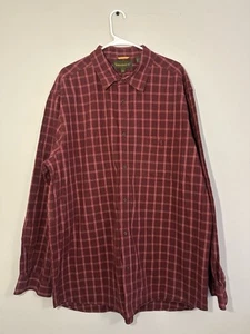 Timberland Red Plaid Long Sleeve Shirt Men’s Size XXL - Picture 1 of 6