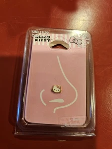 Anillo Nariz Hello Kitty Oro L Banda Nariz Tachuela - Imagen 1 de 3