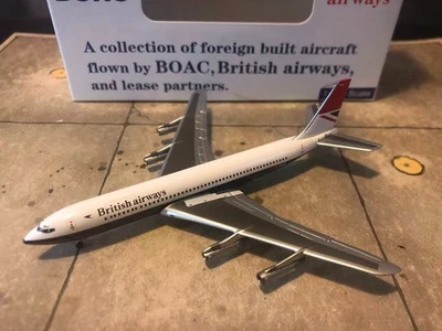 AeroClassics British Airways 707-320C 1980-1984 British Negus Red Tail G-AXGX Foto 1 de 4