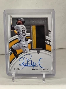 2022 Panini Immaculate Jersey Number /64 Rodolfo Castro RPA Rookie Patch Auto RC - Picture 1 of 2