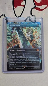 Final Fantasy MTG Buster Sword - Foil Borderless M 0351 - quasi come nuovo o migliore - Foto 1 di 2