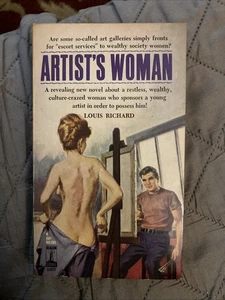 Sleaze gga Vintage Pb, Artists Woman by Richard, Beacon Signal B678X, 1963, VG - Imagen 1 de 7