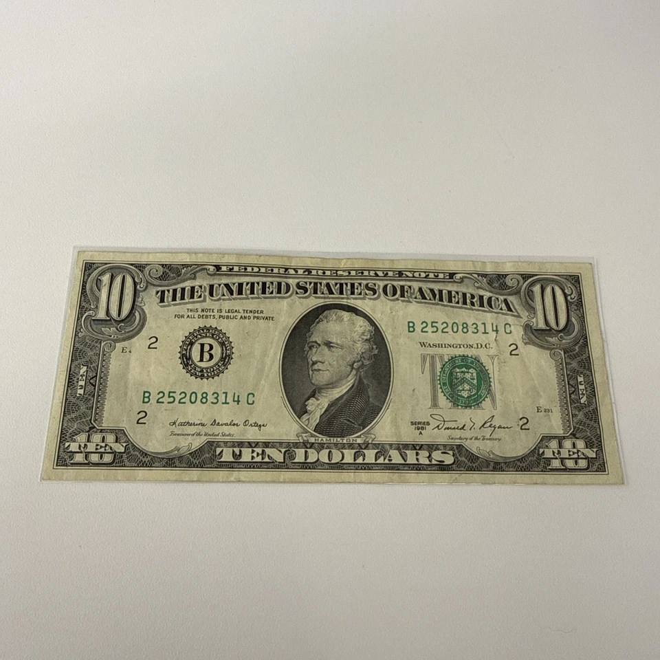 1981 A Ten Dollar Bill - Image 1 of 4