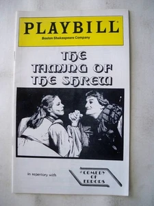 DIE ZÄHMUNG DER SPITZMAUS Spielzettel BOSTON SHAKESPEARE COMPANY Spiro Veloudos 1980 - Bild 1 von 4