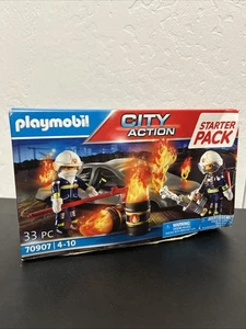 Playmobil Starter Pack 70907 City Action Taladro de Incendio Nuevo en Caja NUEVO *CAJA DAÑADA* - Imagen 1 de 4