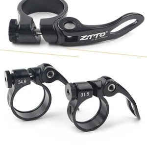 ZTTO YD25 Morsetto reggisella bici strada MTB sella bicicletta clip sgancio rapido nero - Foto 1 di 9