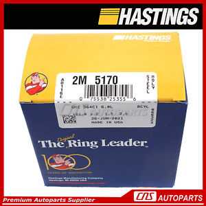 Hastings Piston Rings Fits 05-16 Cadillac Chevrolet GMC 6.0L V8 OHV