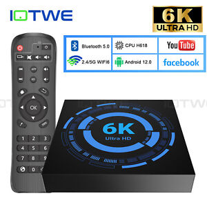 T95 X Android 12.0 Smart TV Box 8K HD 5G WiFi6 Network Media Stream Player 2024