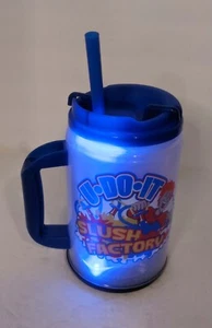 Whirley 24 oz Slush Factory Mug Cup LED Light Up Travel On Off Button w/ Straw - Picture 1 of 3