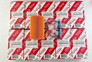 10 New Toyota Oil Filters 04152-YZZA4 Cartridge Style DENSO 150-3023 Case - Picture 1 of 1