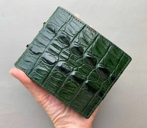 Genuine Leather Wallet For Men, double side Skin Handmade Walle - Picture 1 of 14