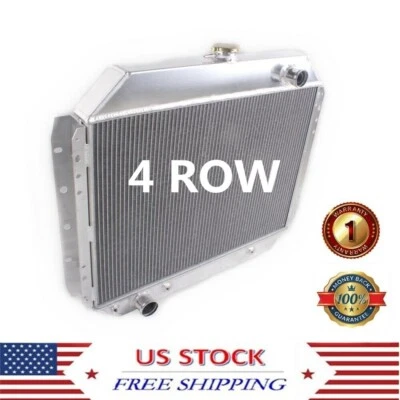 4 Rows For 1968-1979 1976 Ford F-Series Truck F150 F250 F350 Aluminum Radiator Foto 1 de 4