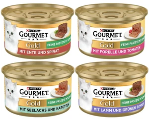 PURINA GOURMET Gold Feine Pastete Nassfutter Fleisch Fisch Geflügel MIX 48 x 85g - Bild 1 von 9