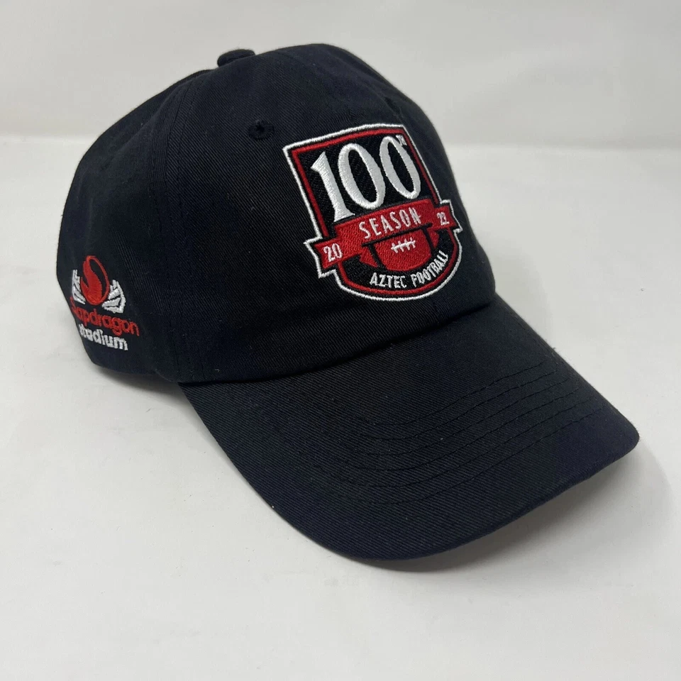 San Diego State SDSU 100th Season Aztec Snapdragon Stadium SGA Strapback Cap Hat - Image 1 of 1