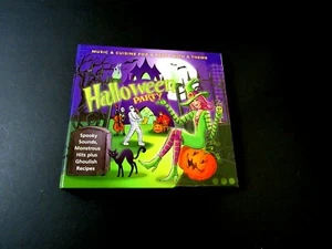 Halloween Party Music & Cuisine For a Party With a Theme CD Recipe Cook Book - Imagen 1 de 6