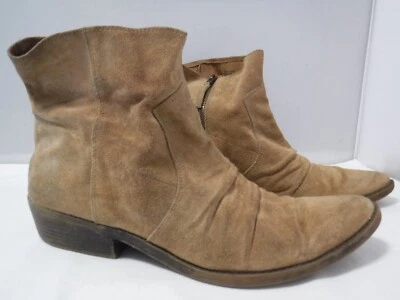 Botines occidentales PM2 para mujer Nine West vintage América "REVERSE" cuero tostado 10 Foto 1 de 4