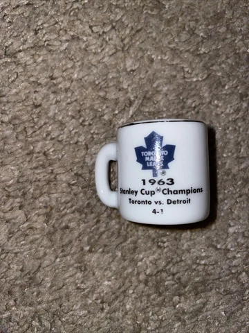 NHL Stanley Cup Crazy Mini Mug Toronto vs. Detroit 1963 Champs 4-1 Cover
