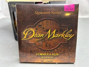 DEAN MARKLEY Signature Series ML 2104A Formula 82/R Acoustic Med-Light 12-54 NOS - Picture 1 of 8
