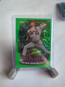 Matthew Libertore 2023 Topps Finest Rookie Autograph Green RC AUTO /99 B2 - Bild 1 von 1