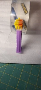 PEZ Yellow/Orange Whistle - purple stem - Loose - china - Picture 1 of 3