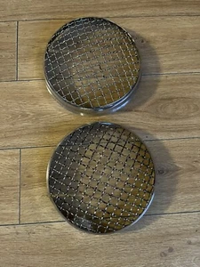 HOLDEN WIRE MESH HEADLIGHT PROTECTORS 7”. REMOVED FROM FC - Picture 1 of 6