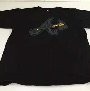 Atlanta Brave Old Mlb Logo Herren Größe XL Baumwolle T-Shirt von Majestic S/S a/a 25" - Bild 1 von 7