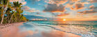 Wandbild 80x30cm Aluminium Dibond Beach Hawaii Strand Meer Urlaub Wanddeko Deko
