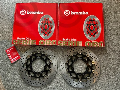 2 discos de freno Brembo 78B40864 discos de freno delanteros Suzuki GSXR 600 750 1000 - Imagen 1 de 4